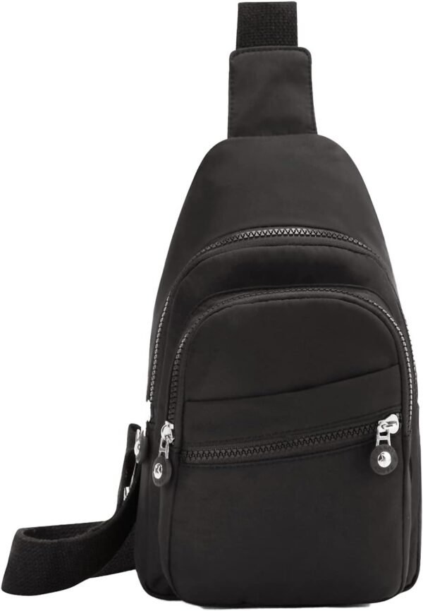 EVANCARY Small Sling Bag for Women Men, Sling Backpack Chest Daypack Crossbody Backpack for Travel Sports Running Hiking - Image 2