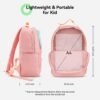 Voova Kids Backpack for Teen Girls Boys, Cute Mini Backpacks for Toddlers Preschool and Kindergarten, Waterproof Lightweight Small School Bookbag Fits 3 To 8 Years Old for School and Travel, Pink - Image 5