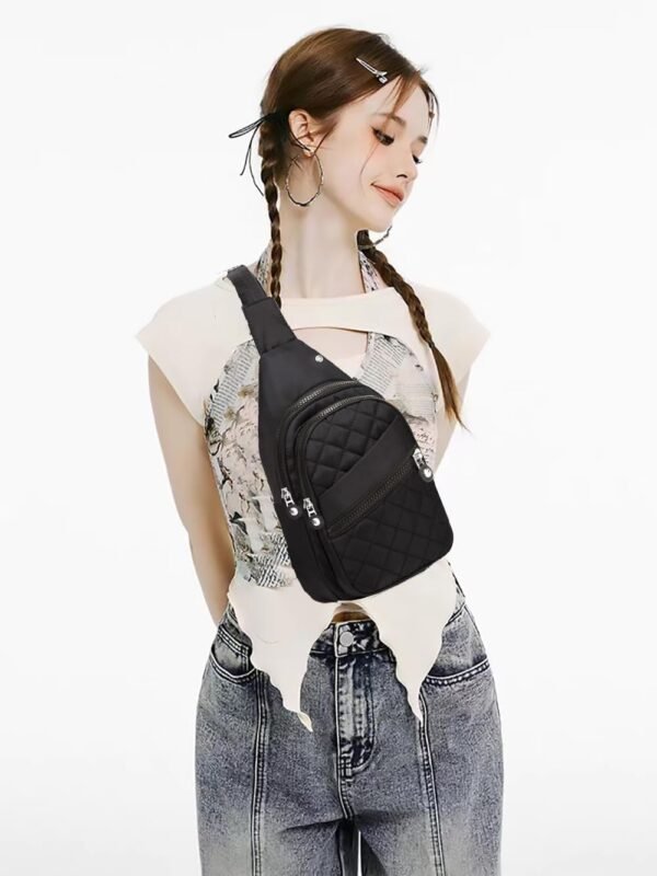 Crossbody Small Sling Backpack Sling Bag for Women Men, Chest Bag Daypack Crossbody for Travel Sport Running Hiking - Image 2