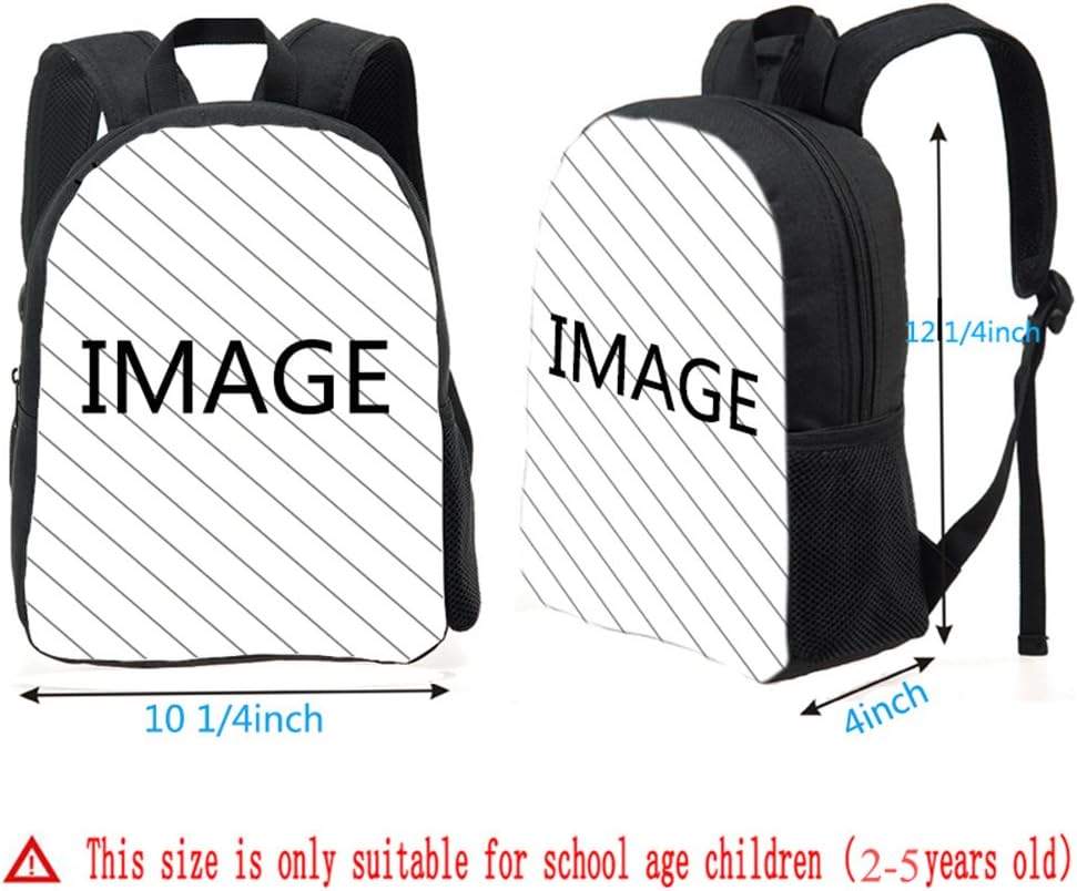 Preschool Backpack, Animals Children School Book Bag Kids Printing Backpacks… 12inch - Image 2