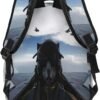 Backpack for Boys Girls Kids, Fighter Pilot Aircraft Airplane Plane Backpack Travel School Bag Bookbag Schoolbag Daypack for Men Teens Children - Image 4