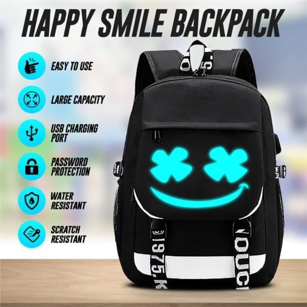 Kids Backpack Boys Anime Backpack Bookbag for Boys School Bag Boys Backpack 8-12 Years Old Middle School Travel Back Pack Teen with USB Charging Port Anti-Theft Lock Shoulder Bag Pensil Case - Image 6
