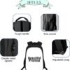 Qushy Unisex Backpack Travel Bag School Bag Casual Backpack School Set Pen Case Laptop Bag for Boys Girls Adult - Image 4