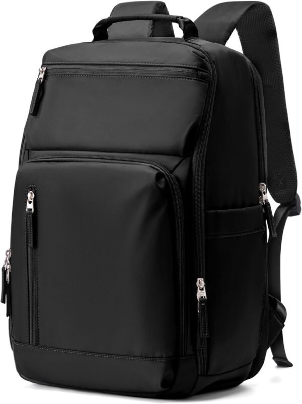 Black Travel Backpack For Women Men Laptop Backpack For Traveling On Airplane Travel Backpack Carry On Flight Approved Carry On Backpack Spirit Airlines Personal Item Bag 18x14x8