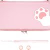 playvital Pink Cute Carrying Case for Nintendo Switch & Switch OLED, Portable Travel Storage Case for Switch - Image 8