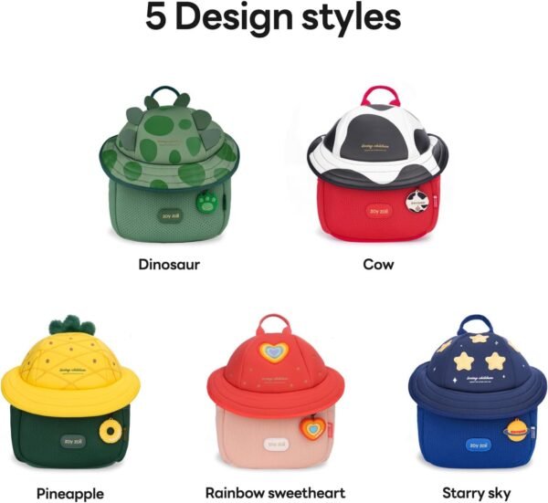 Zoy zoii Kids Backpack Cute Dinasour Gift for Toddler Boy Children Preschool Mini Travel Bag Age 3-6 - Image 7