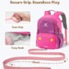 SKYSPER Small Toddler Backpack with Safety Anti-lost Leash Kids Travel Daypack for Preschool Kindergarten for Boys Girls - Image 3