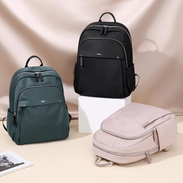 GOLF SUPAGS Laptop Backpack for Women Computer Bag Fits 14 Inch Notebook Travel College Work Backpack Purse (Black) - Image 7