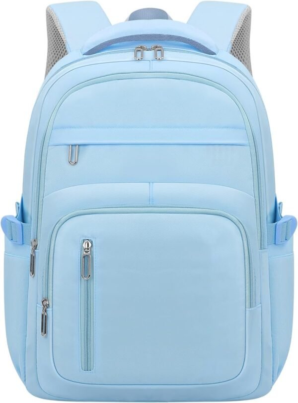 Cute School Backpack for Women Men Casual Travel Laptop Backpack Aesthetic Lightweight College Bookbags for Kids(Blue)
