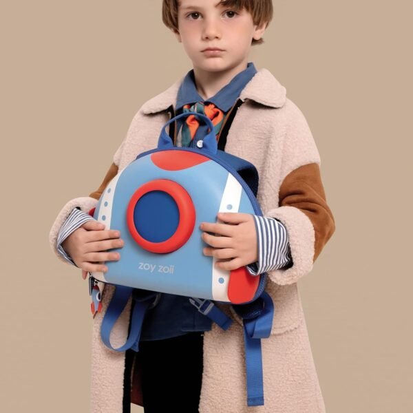 Zoy zoii Toddler Backpack for Boy, Kids Mini Battleship Backpack Gift, Preschool Kindergarten Travel Bag for 2-6 Years - Image 6