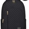LOVEVOOK Laptop Backpack for Women, 15.6 Inch Travel Work Backpack for Teacher Nurse, Anti Theft Water Resistant Computer Back Pack for College Business Black