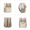 LOVEVOOK Laptop Backpack for Women, 15.6 Inch Work Business Travel Backpack, Fation Teacher Doctor Nurse Backpack Purse, Waterproof Cute Backpack, Khaki-Beige - Image 7