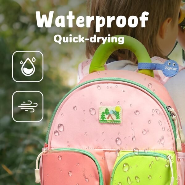 Kids School Travel Backpack For Girls Boys, Toddler Preschool Mini Lightweight Bookbag,Ideal For Back to School Gift,Small (Pink) - Image 5