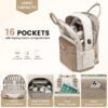 LOVEVOOK Laptop Backpack for Women 15.6 Inch,Cute Backpack Laptop Bag with USB Port,Waterproof Travel Backpack Purse Teacher Nurse Bag Fashion Computer Bag for Work - Image 2