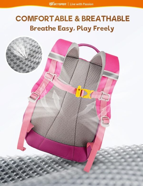 SKYSPER Small Toddler Backpack with Safety Anti-lost Leash Kids Travel Daypack for Preschool Kindergarten for Boys Girls - Image 4