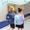 3PCS School Backpack for Girls, Kids Backpack for Girls with Lunch Box Pencil Case, Cute Kawaii Mermaid Backpack for Girls, Schoolbag Bookbag for Kindergarten Elementary Middle High School - Image 7