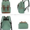 YGR Laptop Backpack for Women, Female, College, Travel, Business, Outdoor Sports, Office, Work in Green - Image 5