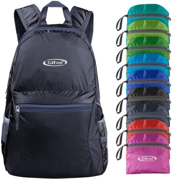 G4Free 20L Lightweight Packable Backpack Travel Hiking Daypack Foldable Backpack for Men Women
