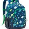 mommore Kids Backpack for Kindergarten Water Resistant Preschool Backpack Dinosaur Boys Bookbag Age 3-6