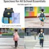 Kids Backpack for Boys - 15 Inch Preschool Backpack for Kids 3 to 8, Lightweight Kindergarten Backpack for Boys Elementary School Backpack for 1st 2nd Grade Kids Travel Backpack, Dark Blue - Image 2