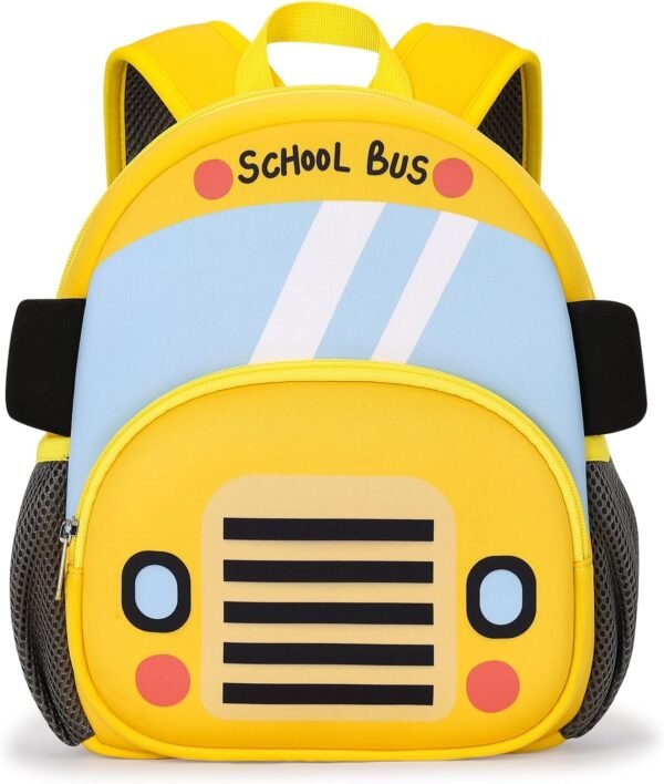 mibasies Toddler Backpacks for Boys 2-4: Baby Preschool Backpack - Kids Car Backpack for Boys Girls - 12inch Mini School Bag