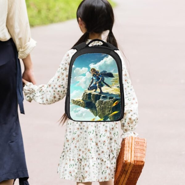 Qushy Unisex Backpack Travel Bag School Bag Casual Backpack School Set Pen Case Laptop Bag for Boys Girls Adult - Image 6