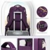 LOVEVOOK Travel Backpack for Women, 40L Large Carry On Backpack Flight Approved, Waterproof Personal Item Travel Bag Fits 17.3'' Laptop,TSA Backpack Suitcase with 3 Packing Cubes - Image 8
