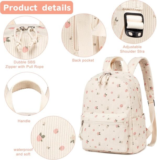 Mini Backpack Women Girls Water-resistant Small Backpack Purse Shoulder Bag for Womens Adult Kids School Travel - Image 7
