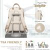 LOVEVOOK Laptop Backpack for Women 15.6 Inch,Cute Backpack Laptop Bag with USB Port,Waterproof Travel Backpack Purse Teacher Nurse Bag Fashion Computer Bag for Work - Image 3