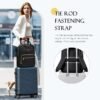 Laptop Backpack Women,15.6 Inch Teacher Backpack Laptop Bag with Laptop Compartment,Waterproof Daypack for Work Travel，Black - Image 4