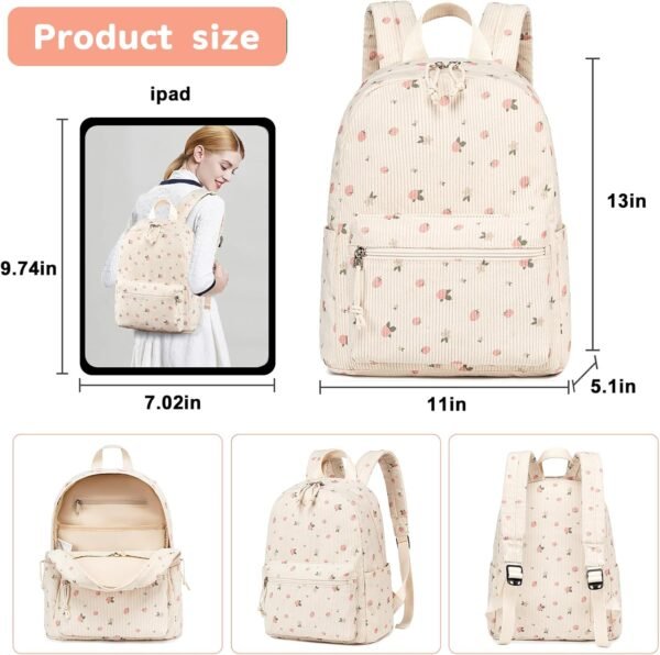 Mini Backpack Women Girls Water-resistant Small Backpack Purse Shoulder Bag for Womens Adult Kids School Travel - Image 4