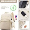 BOSTANTEN 15.6 Inch Laptop Backpack for Women- College Teacher Computer Bag Travel Backpack Purse with USB Charging Port - Image 3
