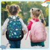 mommore Kids Backpack for Kindergarten Water Resistant Preschool Backpack Dinosaur Boys Bookbag Age 3-6 - Image 2
