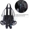 TINYAT Heavy Duty Transparent Clear backpack See Through Clear Bag Kid Backpack for School, Concerts, Sports, Travel T9051 - Image 7