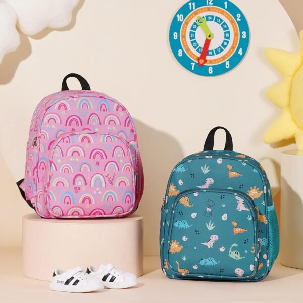CLUCI Kids Backpack for Boys Girls Toddler Backpack for Preschool Kindergarten Child Cute Daycare Bookbag Travel Green Dinosaur - Image 7