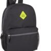 19 Inch School Backpacks with Mesh Side Pockets – Basic Large Solid Color Backpacks for Kids, Men, Women, Travel (Black/Yellow)