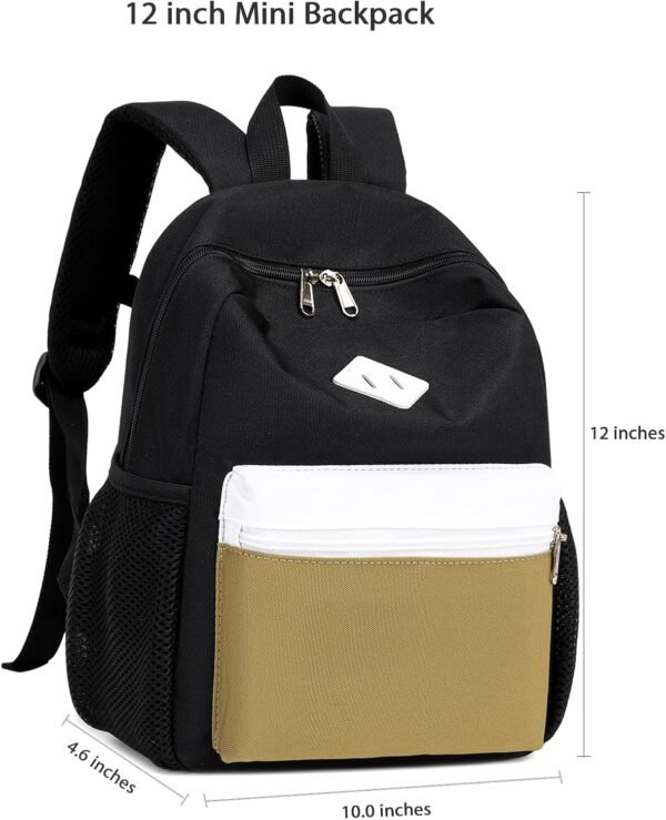 Octsky Preschool Kids Backpack, 12 inch Toddler Backpacks for Boys with Chest Strap, Ideal for School & Travel Backpacks - Image 2