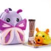 NICE CHOICE Cute Toddler Backpack Toddler Bag Plush Animal Cartoon Mini Travel Bag for Baby Girl Boy 2-6 Years(Purple Butterfly) - Image 6