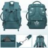 INC Travel Backpack For Women Men, Carry on Backpack for Airplanes, Waterproof Personal Item Travel Bag With USB Charging Hole For Travel, College - Image 2