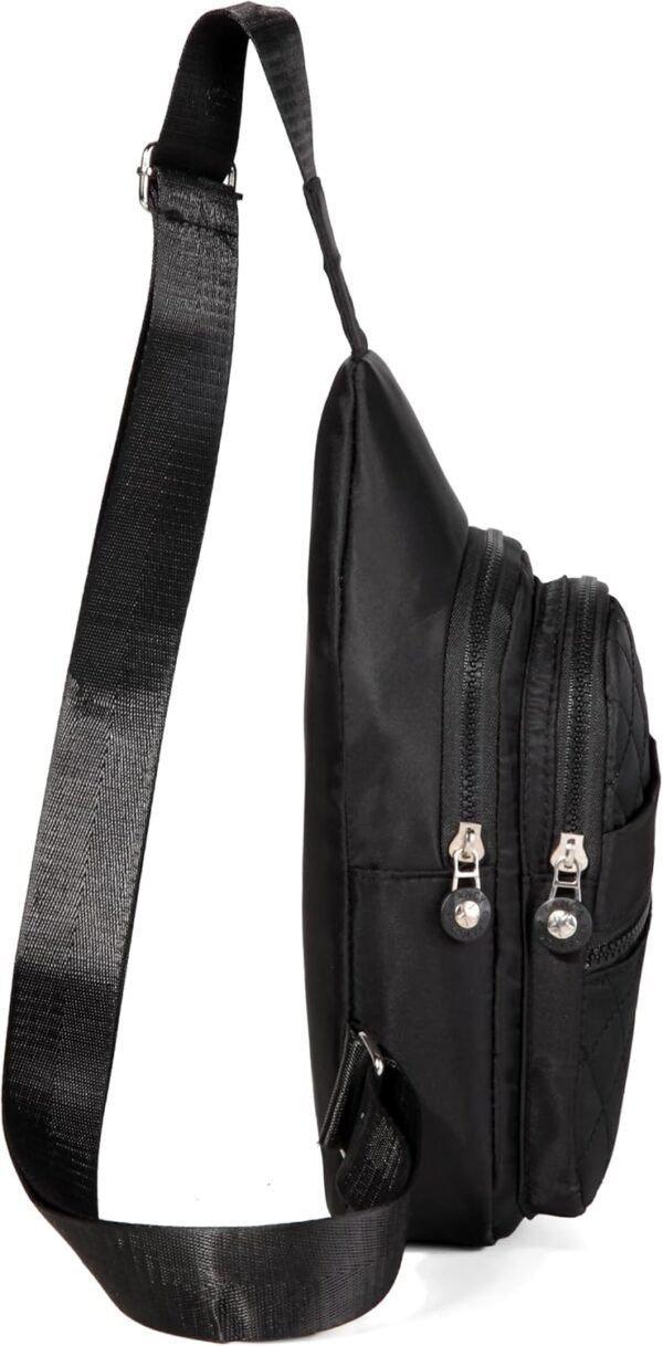 Crossbody Small Sling Backpack Sling Bag for Women Men, Chest Bag Daypack Crossbody for Travel Sport Running Hiking - Image 4