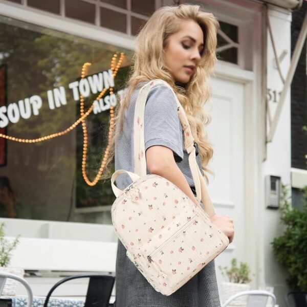 Mini Backpack Women Girls Water-resistant Small Backpack Purse Shoulder Bag for Womens Adult Kids School Travel - Image 3