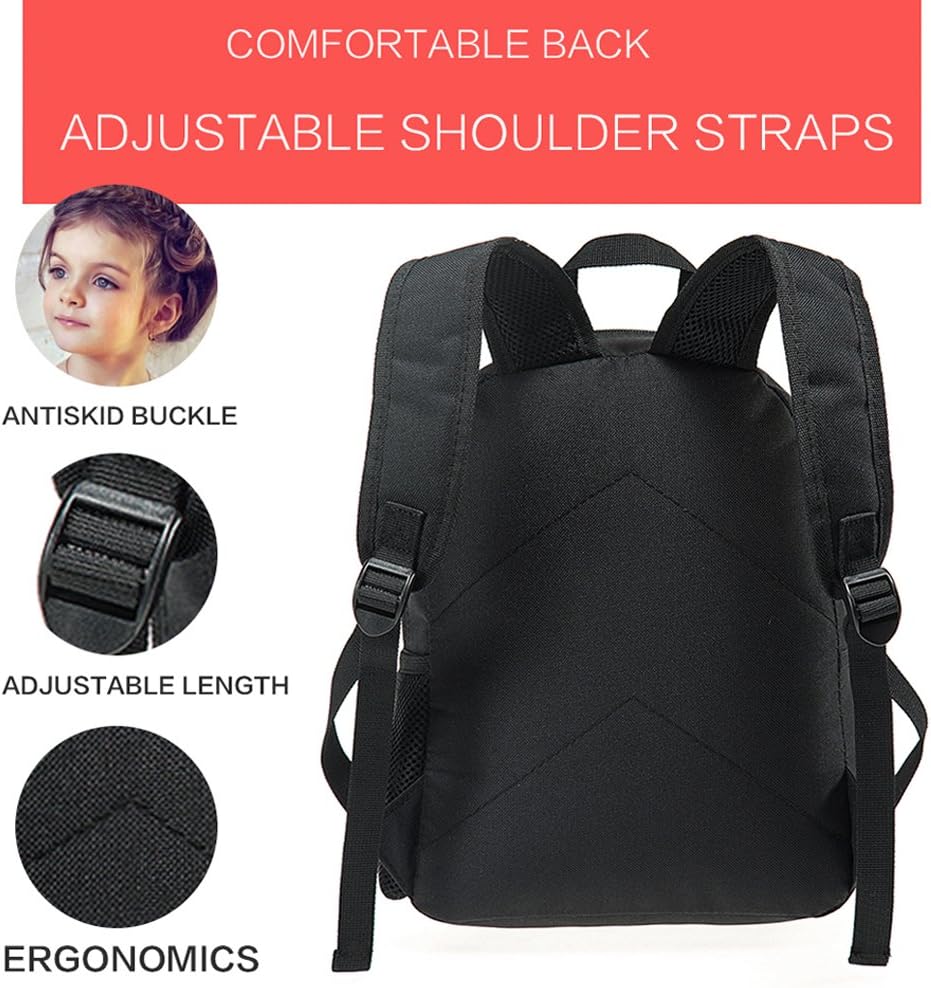 Preschool Backpack, Animals Children School Book Bag Kids Printing Backpacks… 12inch - Image 6