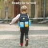 Kids Backpack for Boys - 15 Inch Preschool Backpack for Kids 3 to 8, Lightweight Kindergarten Backpack for Boys Elementary School Backpack for 1st 2nd Grade Kids Travel Backpack, Dark Blue - Image 8