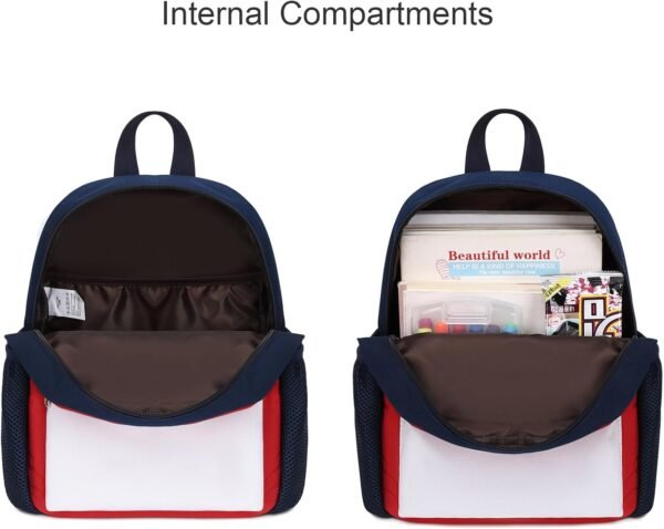 Octsky Preschool Kids Backpack, 12 inch Toddler Backpacks for Boys with Chest Strap, Ideal for School & Travel Backpacks - Image 4