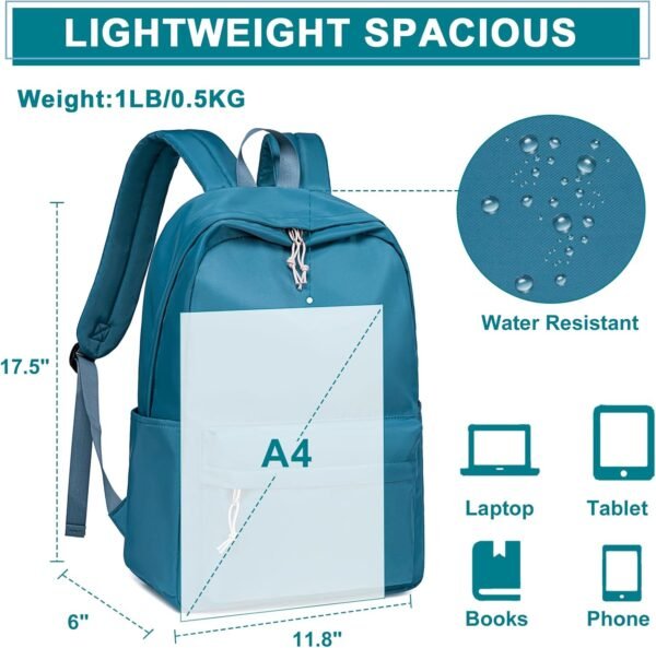 Backpack for Teen Girls Womens School Backpack Laptop Bookbags Travel Casual Rucksack Daypacks - Image 3