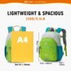 SKYSPER Toddler Backpack for Boys Girls Kids Travel Backpack Preschool Kindergarten Travel Daypack(Green) - Image 6