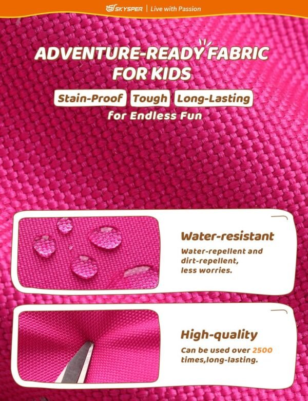 SKYSPER Toddler Backpack - Cute Kids Backpack Travel Preschool Bag Mini Girl Backpacks Small Kindergarten, 2 Year Old Boys and Girls - Image 5