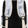 Backpack for Teen Girls Womens School Backpack Laptop Bookbags Travel Casual Rucksack Daypacks (Marble) One_Size - Image 7
