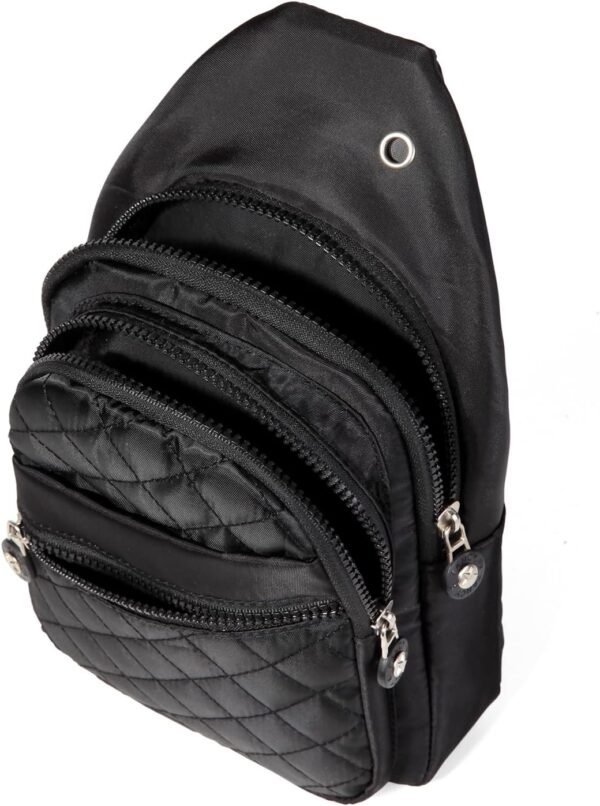 Crossbody Small Sling Backpack Sling Bag for Women Men, Chest Bag Daypack Crossbody for Travel Sport Running Hiking - Image 7