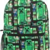 Minecraft Creeper All-Over Print 18” Backpack